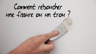 Comment reboucher une fissure ou un trou [upl. by River]