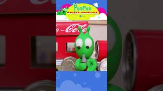 Pea Pea dan Kereta Coca Cola animation cartoonforkids peapea [upl. by Olatha]