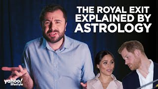 Astrology Predicted Meghan Markle amp Prince Harrys Royal Exit  Popstrology  Yahoo Lifestyle [upl. by Nnahgem]