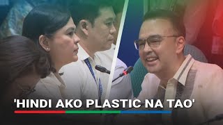 Hindi ako plastic VP Sara tells Alan Peter after cordial remark  ABSCBN News [upl. by Hyatt]