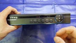 Floureon CCTV DVR help  More questions answered Including password reset [upl. by Sualohcin]