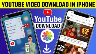 YouTube Video Download In iPhone  How To Download Youtube Video In iPhone  Youtube Video Save iOS [upl. by Tzong]