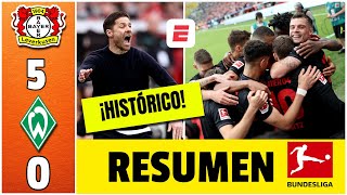 BAYER LEVERKUSEN y XABI ALONSO son CAMPEONES GOLEARON y siguen INVICTOS ¡Histórico  Bundesliga [upl. by Sibel]