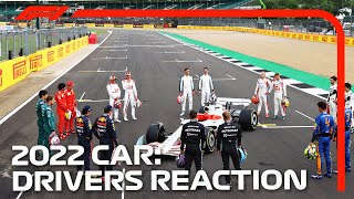 2022 F1 Car Launch Event  Driver Reaction [upl. by Imak]