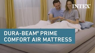 Intex® 20in DuraBeam® Plus Prime Comfort Elevated Air Mattress [upl. by Acirrehs]