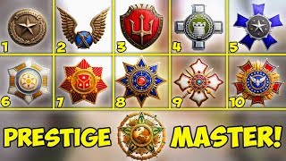 ALL 11 Prestige Emblems in COD WWII [upl. by Aniahs]