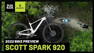 Bike Preview 2022 Scott Spark 920 Full Suspension Mountain Bike  Run and Ride [upl. by Zilada413]