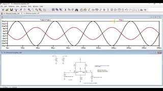 DIFFERENTIAL AMPLIFIER USING LTSPICE [upl. by Aliuqahs]