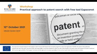 Practical approach to patent search with free tool Espacenet [upl. by Ennovi623]