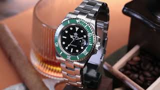 Do you have the ADDIESDIVE Classic black and green color Sub Quartz Watch [upl. by Ejrog]