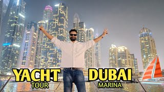 DUBAI MARINA YACHT TOUR 2023  Amazing Experince of DUBAI  Onkarquots Vlogs [upl. by Hnahc]