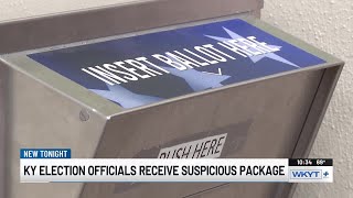 Kentucky election officials among those to receive suspicious packages FBI investigating [upl. by Ardnasak446]