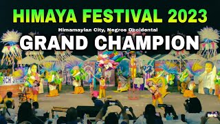 HIMAYA FESTIVAL 2023 quotGRAND CHAMPIONquot BRGY NABALIAN ENTRY no 17  Himamaylan City Neg Occ [upl. by Ailicec428]