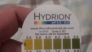 Hydrion pH Roll with Chart and Dispenser 5580 pH Range [upl. by Eluj]