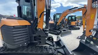 New CASE Mini Excavator Range at Hillhead 2022 [upl. by Zetnas176]