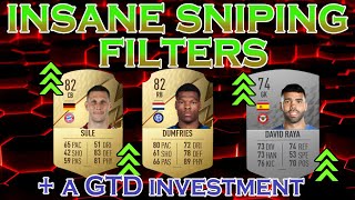 INSANE SNIPING FILTERS AND HOW TO MAKE 500K  JUST DOING THIS ON FIFA 22 [upl. by Brentt]