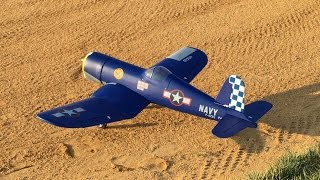 1500mm F4U Corsair Balsa ARF With MrRCSound ASPIRE Sound System [upl. by Cyndi]