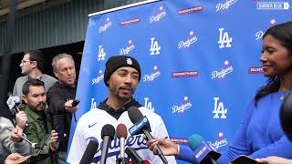 2024 DodgerFest Mookie Betts interview [upl. by Hairym]