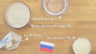 Recette borodinsky  Fournées du Monde [upl. by Haraf]