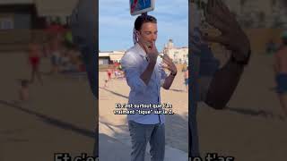 Beach Mentalisme à Fréjus 🏖️🧠 mentalisme mental shorts [upl. by Leumel]