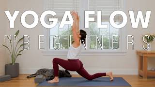 Yoga Flow For Beginners  Intro To Flow [upl. by Kumler]