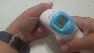 Metene Digital Infrared NonContact Forehead Thermometer CE and FDA Review for baby [upl. by Lesley]