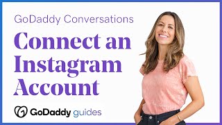 How to Connect Your Instagram Professional Account to GoDaddy Conversations Mobile App [upl. by Hetty161]