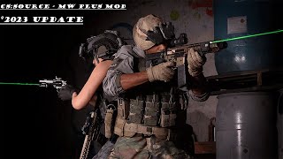 Latest 2023 CS Source  Modern Warfare Plus Mod Update SemiStable Build Gameplay [upl. by Best727]