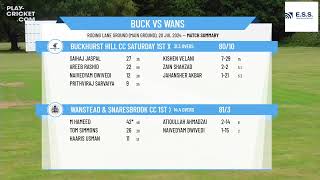 Buckhurst Hill CC 1st XI v Wanstead amp Snaresbrook CC 1st XI [upl. by Padgett583]