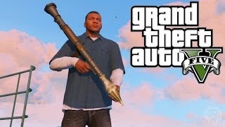 GTA 5 RPG Location  Shooting Gameplay Where To Find The RPG Rocket Launcher Grand Theft Auto V [upl. by Cinimmod]