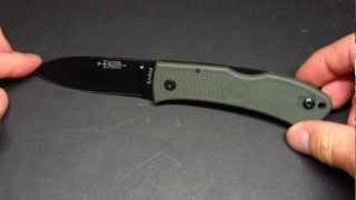 Budget EDC KaBar Dozier Knife Review [upl. by Annahaj]