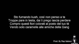 TESTO DARK POLO GANG CARAMELLE Feat Peachwalnut Prod by Sick Luke [upl. by Nerhe579]