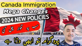 Mega Changes in Canadian visa Polocies 2024 Canada visa aminqureshi [upl. by Wenona]