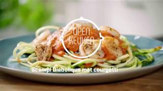 Scampi Diabolique  Open Keuken met Sandra Bekkari  VTM Koekn [upl. by Eedia282]