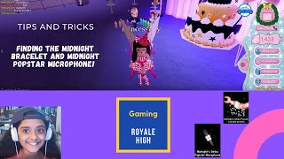 How to find The Midnight Bracelet and The Midnight Microphone in Roblox Royale High  Gaming 😀 [upl. by Booma]