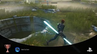 STAR WARS Jedi Fallen Order  Not So Fast Trophy [upl. by Landry]