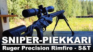 Pienoiskivääri tarkkaammuntaan  Ruger Precision Rimfire [upl. by Yenterb]