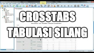 CROSSTABS  TABULASI SILANG [upl. by Harned]