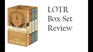 Review Part 3 JRR Tolkien 4Book Boxed Set [upl. by Blackburn]