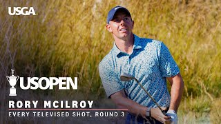 2023 US Open Highlights Rory McIlroy Round 3  Every Televised Shot [upl. by Solhcin]