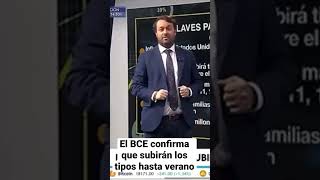 El Banco Central Europeo confirma que SUBIRÁ los TIPOS hasta verano bce negociostv inflacion [upl. by Ulrikaumeko936]