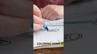 Relaxing and calming drawing ASMR w Pete the Cat coloring book [upl. by Lucina]