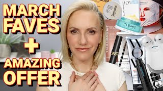 MARCH FAVOURITES  Over 40 makeup amp skincare [upl. by Whitson]