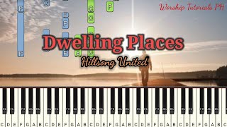 Dwelling Places  Hillsong United Synthesia Piano Tutorial [upl. by Ripleigh]