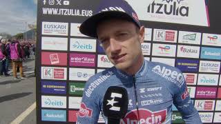 Quinten Hermans  Interview at the start  Stage 2  Itzulia Basque Country 2024 [upl. by Rodgiva]