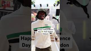 Jaydon Hibbert wishing Jamaicans an Happy Independence Day [upl. by Aliehs]