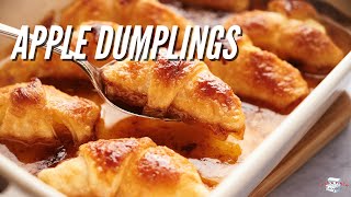 Easy Apple Dumplings Recipe [upl. by Sikes558]