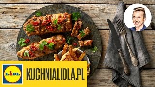 🍴 Polędwiczki w pikantnym sosie z domowymi frytkami  Karol Okrasa  Przepisy Kuchni Lidla [upl. by Rahr681]