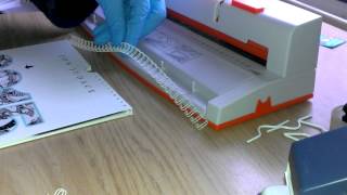 Detailed Calendar Wire Binding tutorial [upl. by Susej493]