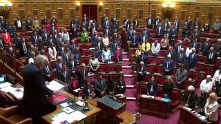 Gérard Larcher rend hommage à JeanClaude Gaudin quotcelui qui incarnait profondément Marseillequot [upl. by Otilrac306]